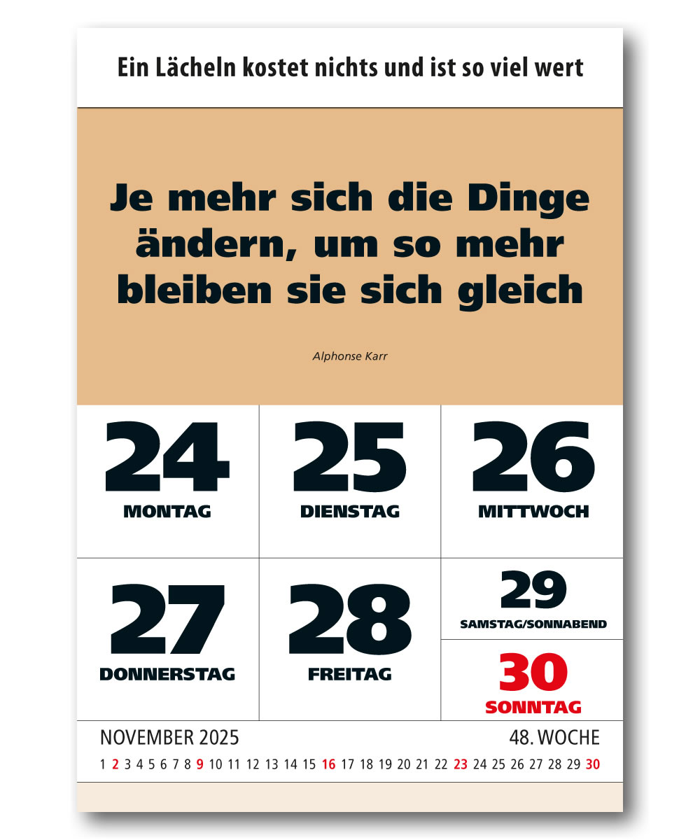 leitspruchkalender-wandkalender-zitatekalender-impuls-kalender-abreisskalender-lachen-leitmotivekalender